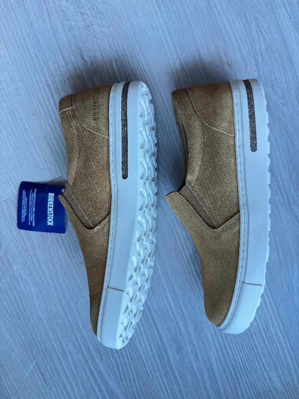 Birkenstock Oswego Slip-On Sneakers Cork Brown NWT